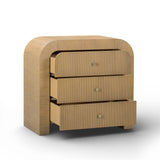 Hump 38" Arched 3-Drawer Bedside Chest by TOV Furniture at Eve Furniture