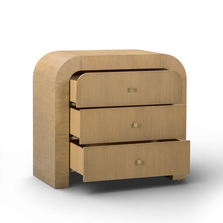 Hump 38" Arched 3-Drawer Bedside Chest by TOV Furniture at Eve Furniture