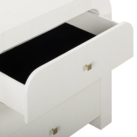Hump 38" Arched 3-Drawer Bedside Chest by TOV Furniture at Eve Furniture