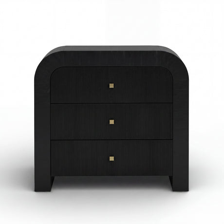 Hump 38" Arched 3-Drawer Bedside Chest by TOV Furniture at Eve Furniture