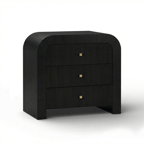 Hump 38" Arched 3-Drawer Bedside Chest by TOV Furniture at Eve Furniture