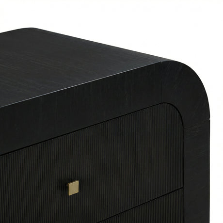 Hump 38" Arched 3-Drawer Bedside Chest by TOV Furniture at Eve Furniture