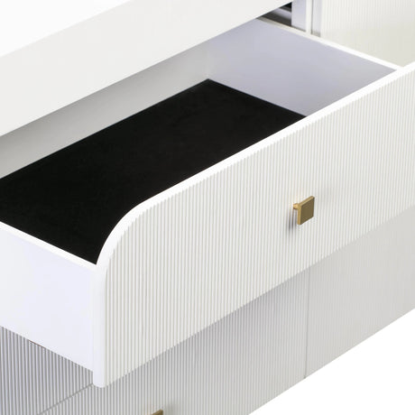 Hump 6 Drawer Dresser by TOV Furniture at Eve Furniture