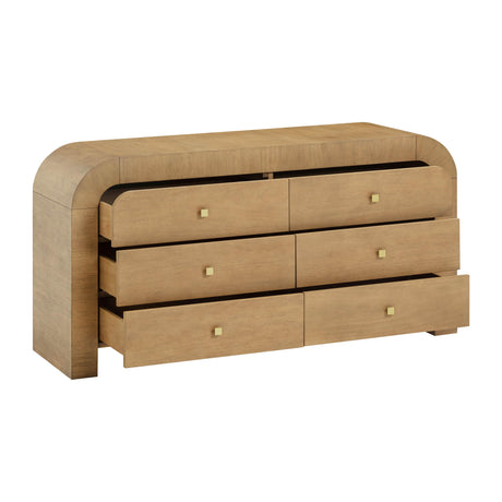 Hump 6 Drawer Dresser by TOV Furniture at Eve Furniture