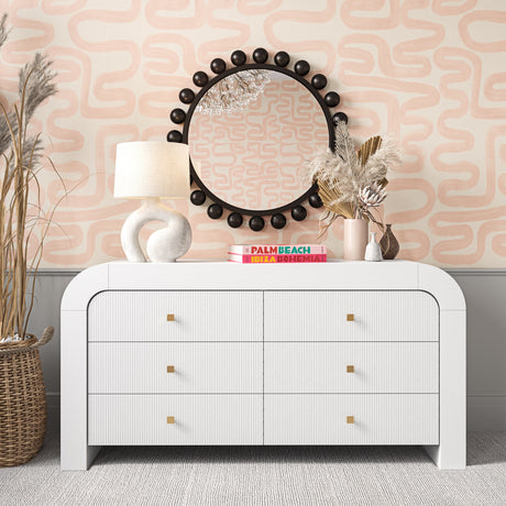 Hump 6 Drawer Dresser by TOV Furniture at Eve Furniture