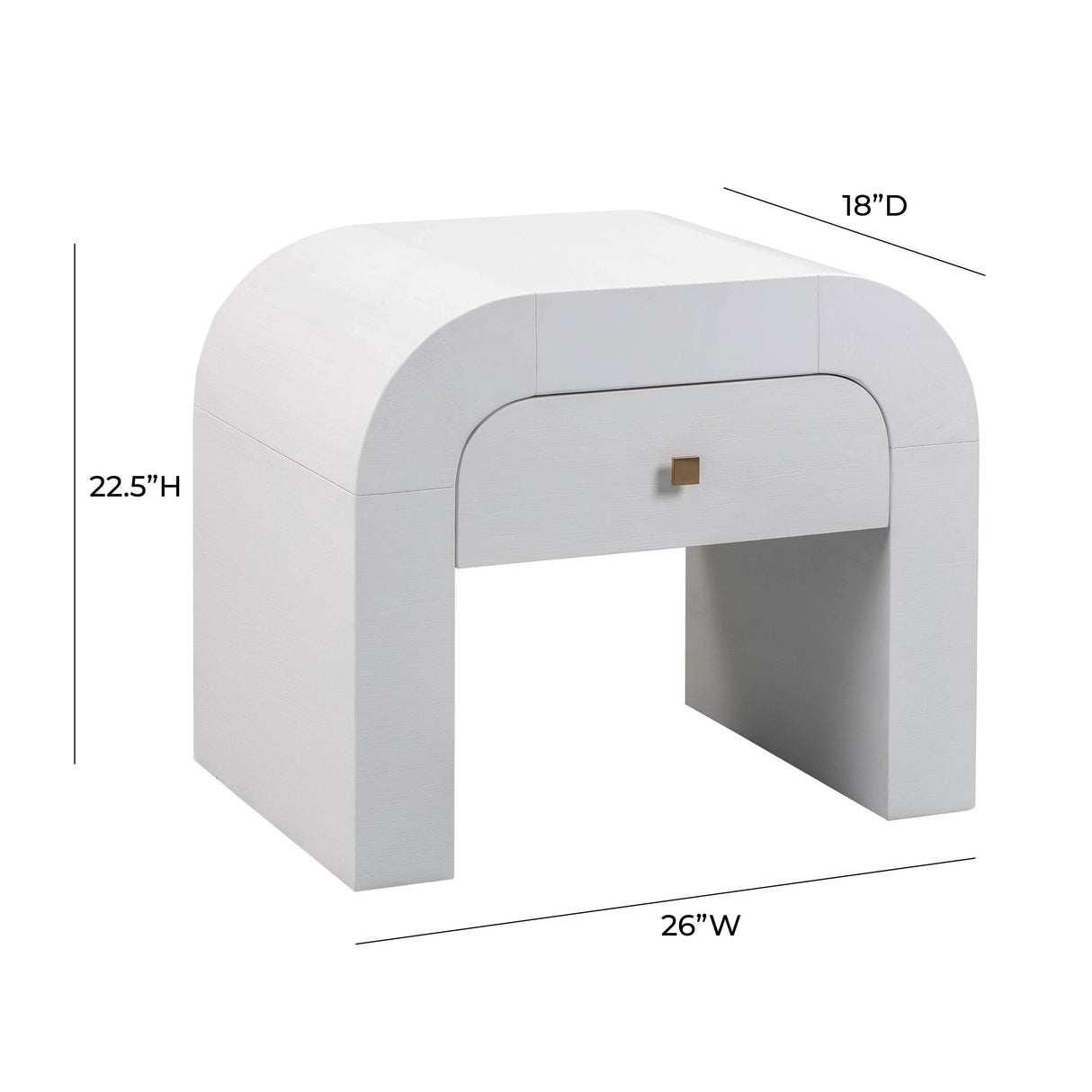 Hump Nightstand by TOV Furniture at Eve Furniture