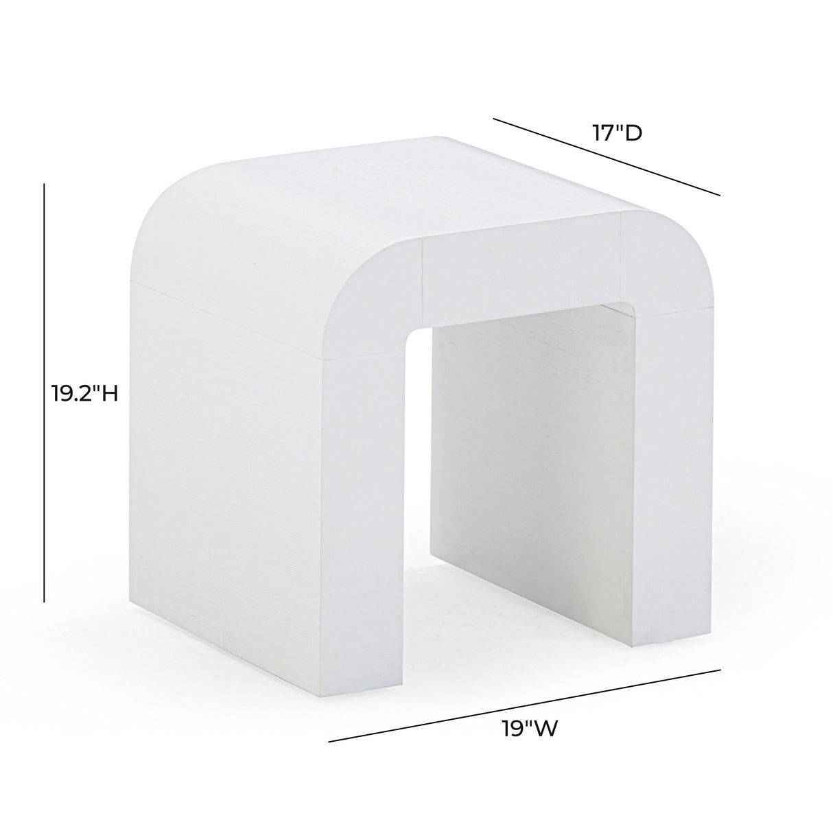 Hump Side Table by TOV Furniture at Eve Furniture