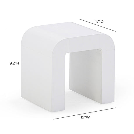 Hump Side Table by TOV Furniture at Eve Furniture