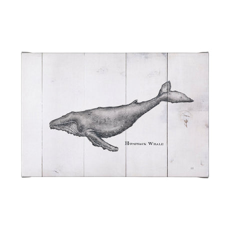 Humpback Whale by Mercana Studio a Hand Embellished Textured Canvas by Mercana at Eve Furniture