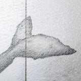 Humpback Whale by Mercana Studio a Hand Embellished Textured Framed Art Print by Mercana at Eve Furniture