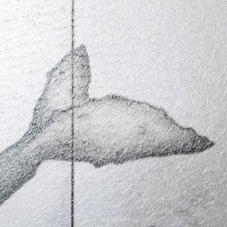 Humpback Whale by Mercana Studio a Hand Embellished Textured Framed Art Print by Mercana at Eve Furniture
