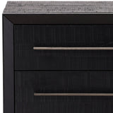 Humphreys Nightstand, Black by Dovetail at Eve Furniture