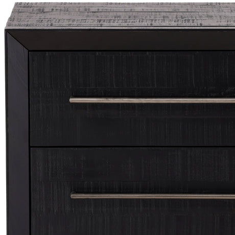 Humphreys Nightstand, Black by Dovetail at Eve Furniture