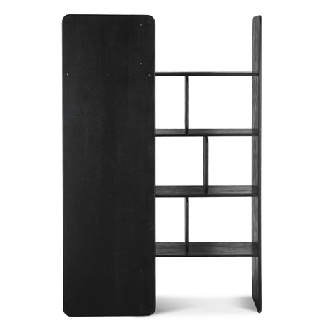 Hunter 48" Bookshelves in Black by Home Trends & Design at Eve Furniture