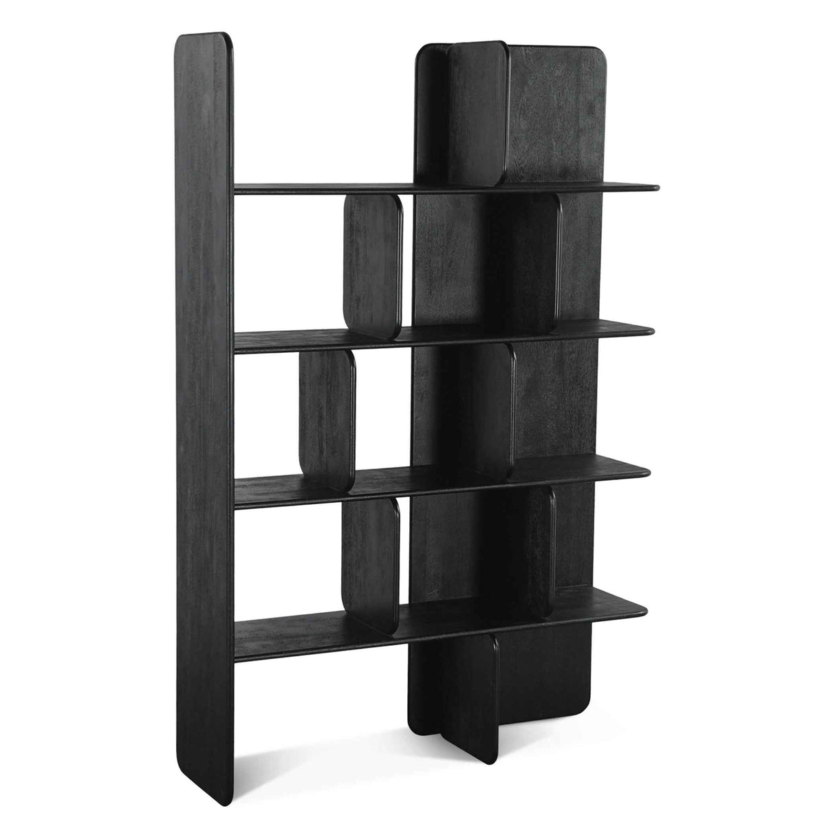 Hunter 48" Bookshelves in Black by Home Trends & Design at Eve Furniture