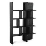 Hunter 48" Bookshelves in Black by Home Trends & Design at Eve Furniture