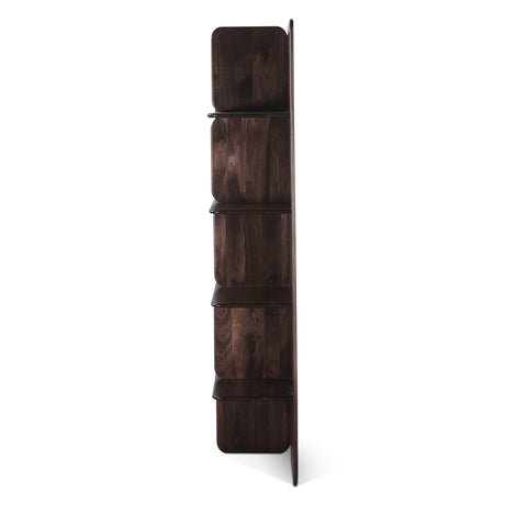 Hunter 48" Bookshelves in Dark Sienna by Home Trends & Design at Eve Furniture