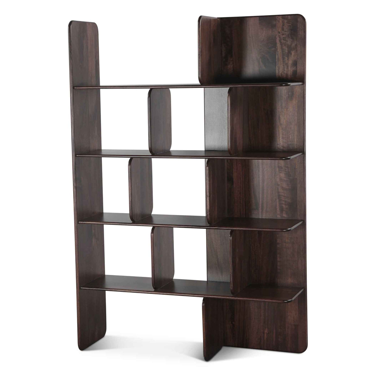 Hunter 48" Bookshelves in Dark Sienna by Home Trends & Design at Eve Furniture