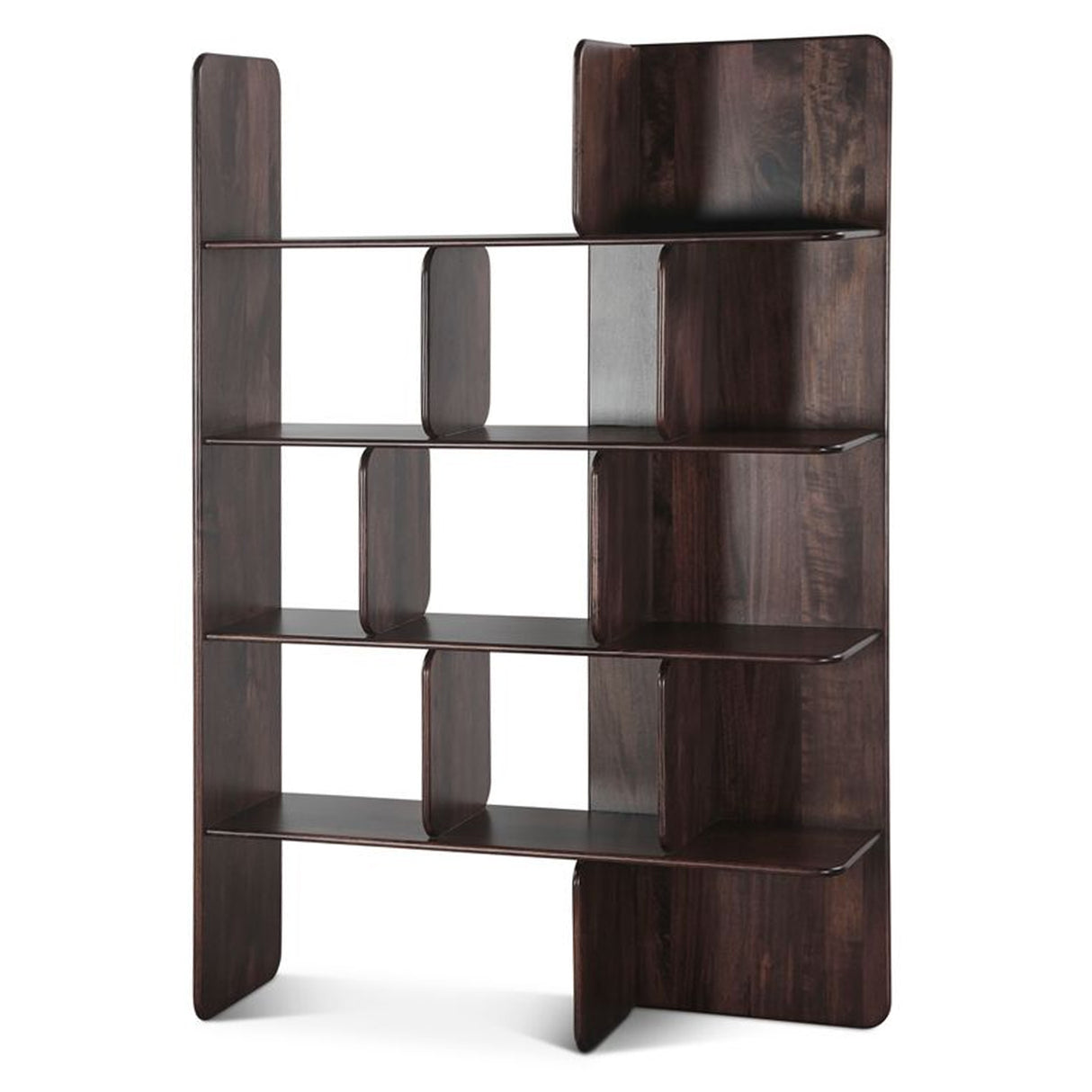 Hunter 48" Bookshelves in Dark Sienna by Home Trends & Design at Eve Furniture