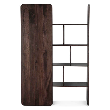 Hunter 48" Bookshelves in Dark Sienna by Home Trends & Design at Eve Furniture