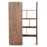 Hunter 48" Bookshelves in Natural Brown by Home Trends & Design at Eve Furniture