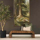 Hunter 14x26 Lumbar Oatmeal w/ Green Stripe Decorative Pillow Cover by Mercana at Eve Furniture