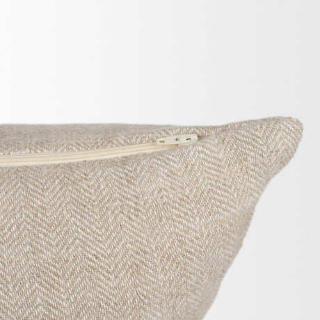 Hunter 20x20 Square Oatmeal w/ Green Stripe Decorative Pillow Cover by Mercana at Eve Furniture
