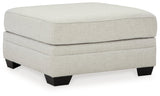 Huntsworth Dove Gray Oversized Accent Ottoman