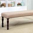 Hurdsfield Antique Cherry/Beige Bench by Furniture of America at Eve Furniture