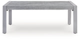 Hurley Park Gray Outdoor Coffee Table by Ashley at Eve Furniture