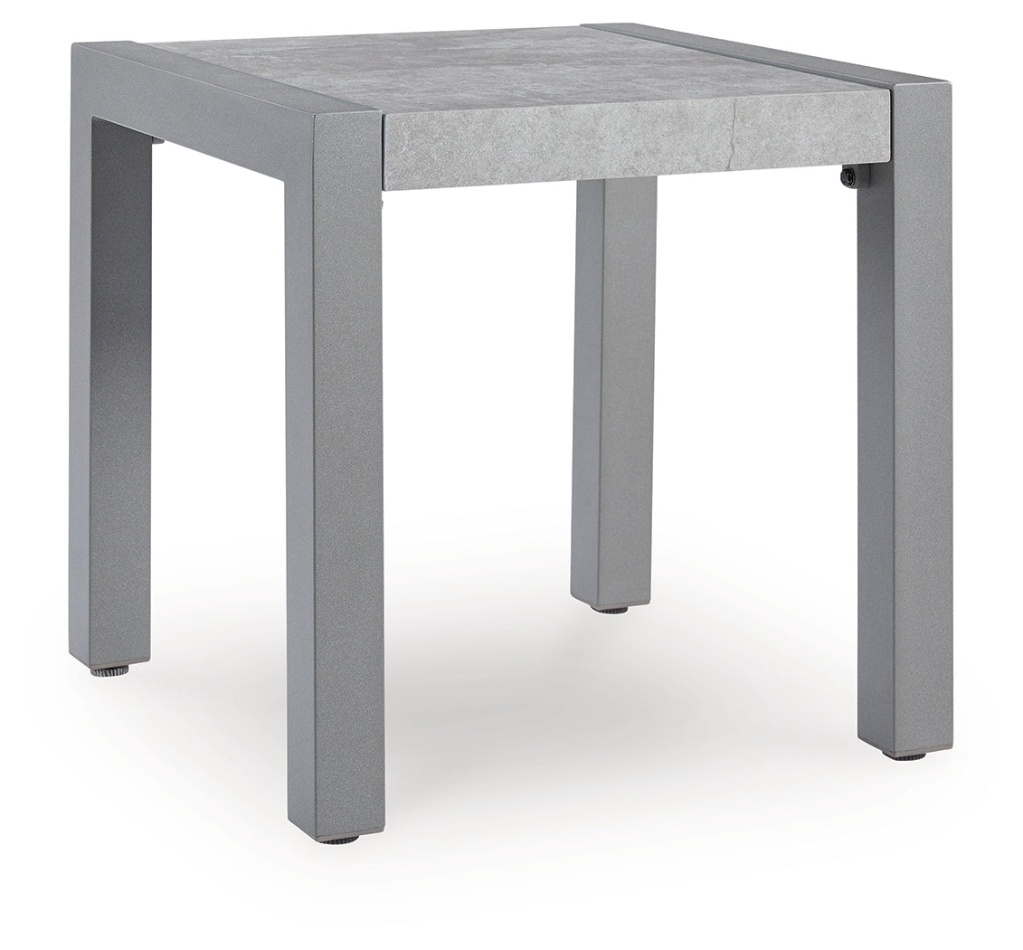 Hurley Park Gray Outdoor End Table by Ashley at Eve Furniture