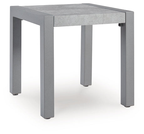 Hurley Park Gray Outdoor End Table by Ashley at Eve Furniture