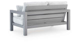Hurley Park Gray Outdoor Sofa and Loveseat by Ashley at Eve Furniture