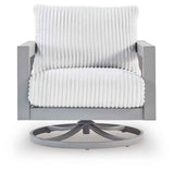 Hurley Park Gray Outdoor Sofa with 2 Lounge Chairs by Ashley at Eve Furniture