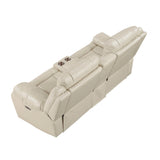 Huron Beige 2-Piece Power Double Reclining Set by Homelegance at Eve Furniture
