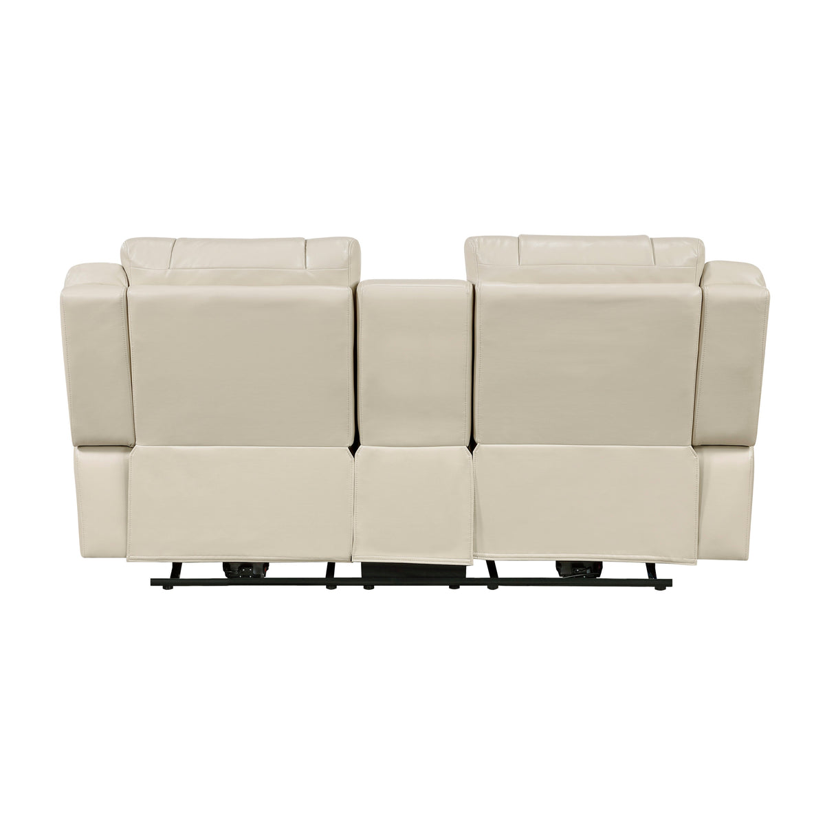 Huron Beige 2-Piece Power Double Reclining Set by Homelegance at Eve Furniture