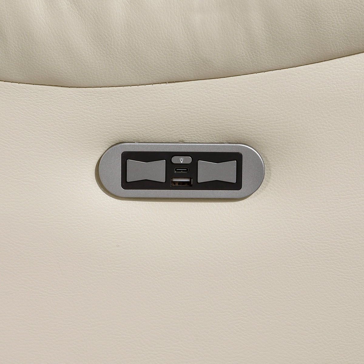 Huron Beige 2-Piece Power Double Reclining Set by Homelegance at Eve Furniture