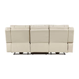 Huron Beige Power Double Reclining Living Room Set by Homelegance at Eve Furniture