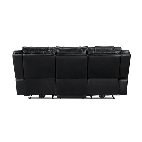Huron Black Power Double Reclining Living Room Set by Homelegance at Eve Furniture