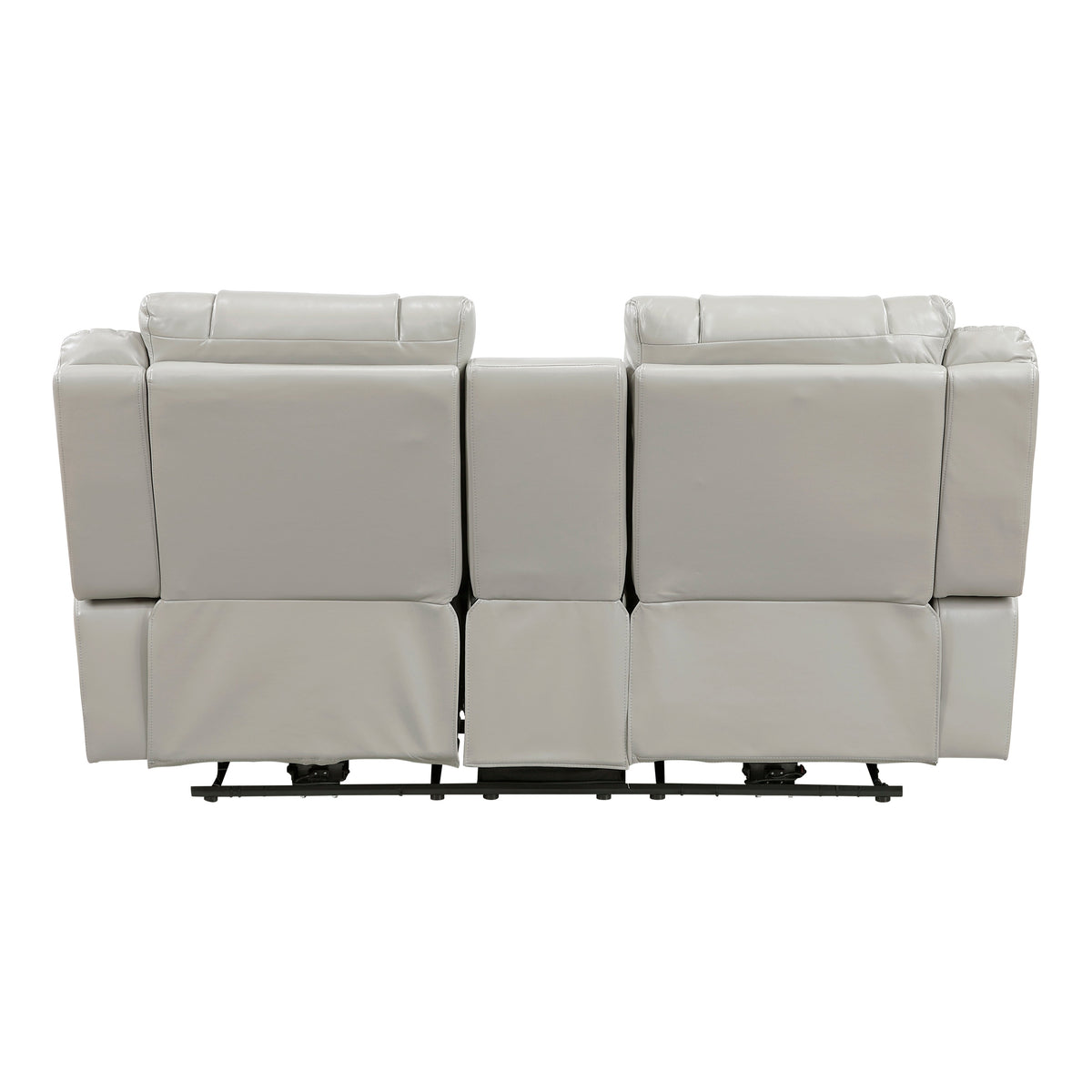 Huron Gray 2-Piece Power Double Reclining Living Room Set by Homelegance at Eve Furniture