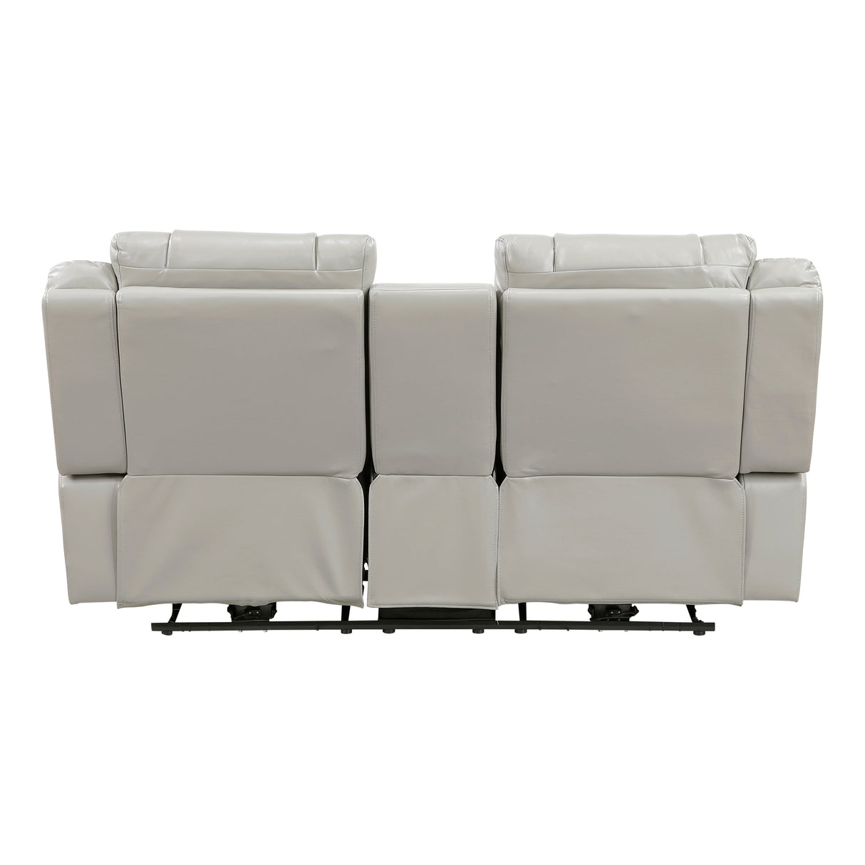 Huron Gray Power Double Reclining Living Room Set by Homelegance at Eve Furniture
