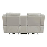 Huron Gray Power Double Reclining Living Room Set by Homelegance at Eve Furniture