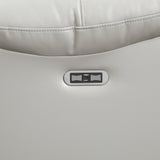 Huron Gray Power Double Reclining Sofa by Homelegance at Eve Furniture