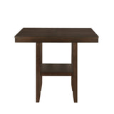 Hutchinson Dark Brown/Beige 5-Piece Counter Height Set by Homelegance at Eve Furniture