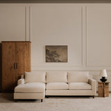 Hutton Beige Right Sectional by Moe's Home at Eve Furniture