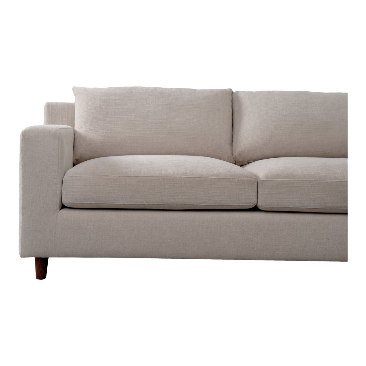 Hutton Beige Right Sectional by Moe's Home at Eve Furniture