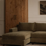 Hutton Olive Right Sectional by Moe's Home at Eve Furniture
