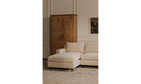 Hutton Sectional Beige by Moe's Home at Eve Furniture