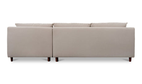 Hutton Sectional Beige by Moe's Home at Eve Furniture