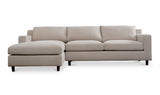 Hutton Sectional Beige by Moe's Home at Eve Furniture